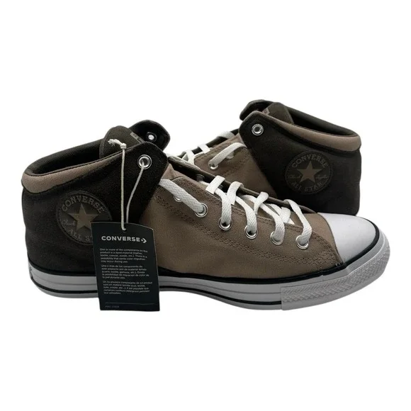 Converse CTAS High Street Mid Shoes Mens Size 10.5 Vintage Cargo/Truffle A11651C